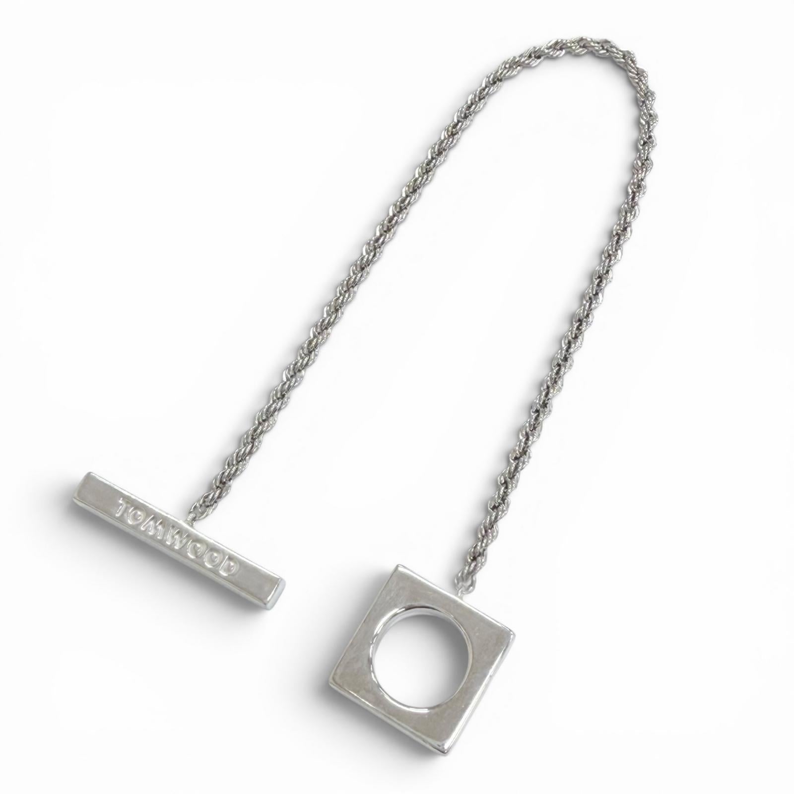 トムウッド 925シルバー ロープブレスレット