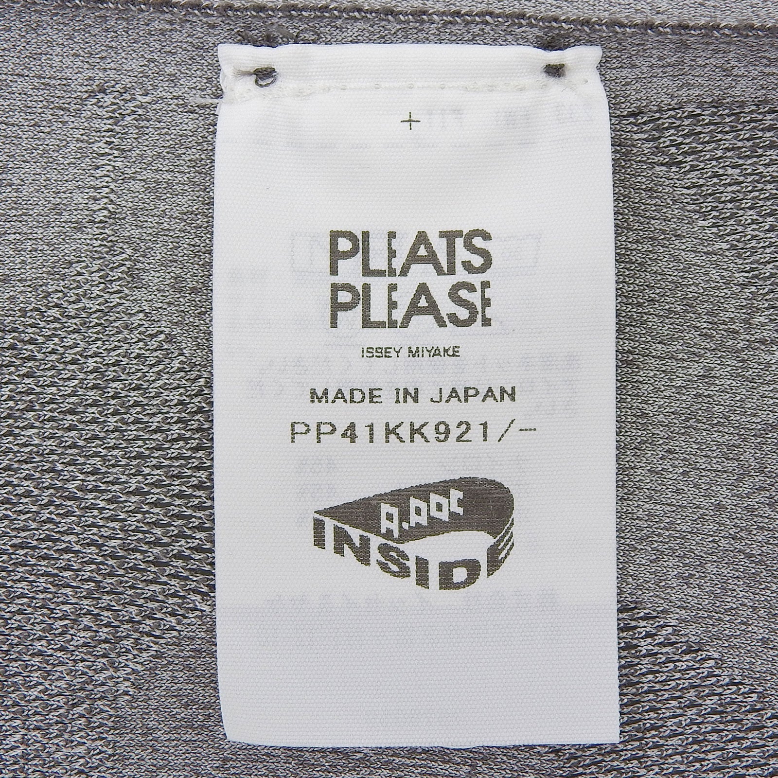 プリーツプリーズイッセイミヤケ A-POC ナイロン混紡Tシャツ