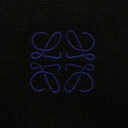 ロエベ アナグラムロゴ刺繍 ライトウールカーディガン