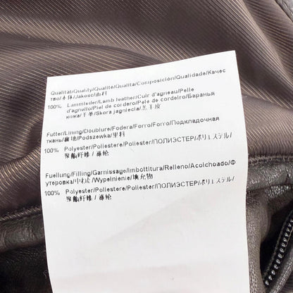 ヒューゴボス ラムレザージャケット