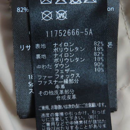 マッカージュ フォックスファー ダウンコート