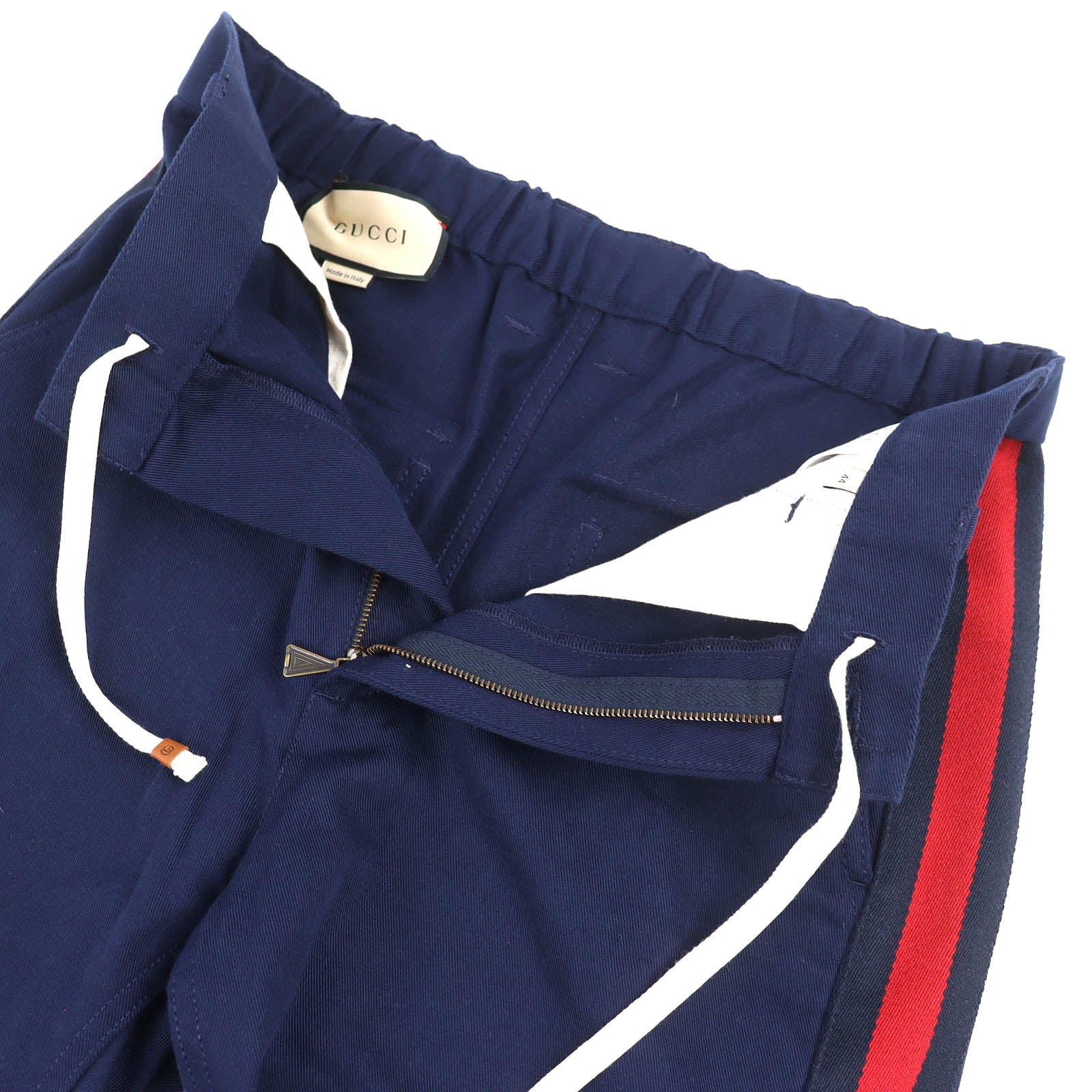 グッチ ロゴパッチ コットン トラックパンツ