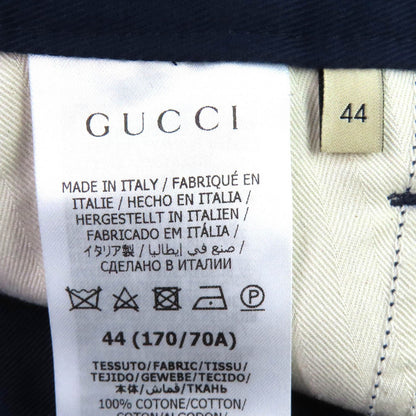 グッチ ロゴパッチ コットン トラックパンツ