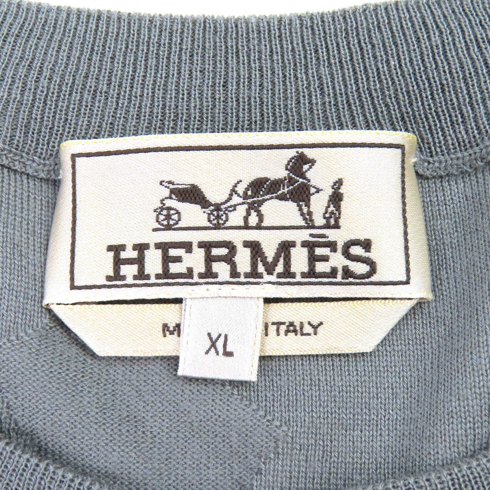 エルメス Equestrian Fragments ウールニットトップス XL