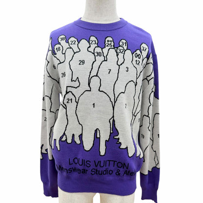 ルイヴィトン Studio Jacquard Knit ウールセーター
