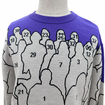 ルイヴィトン Studio Jacquard Knit ウールセーター