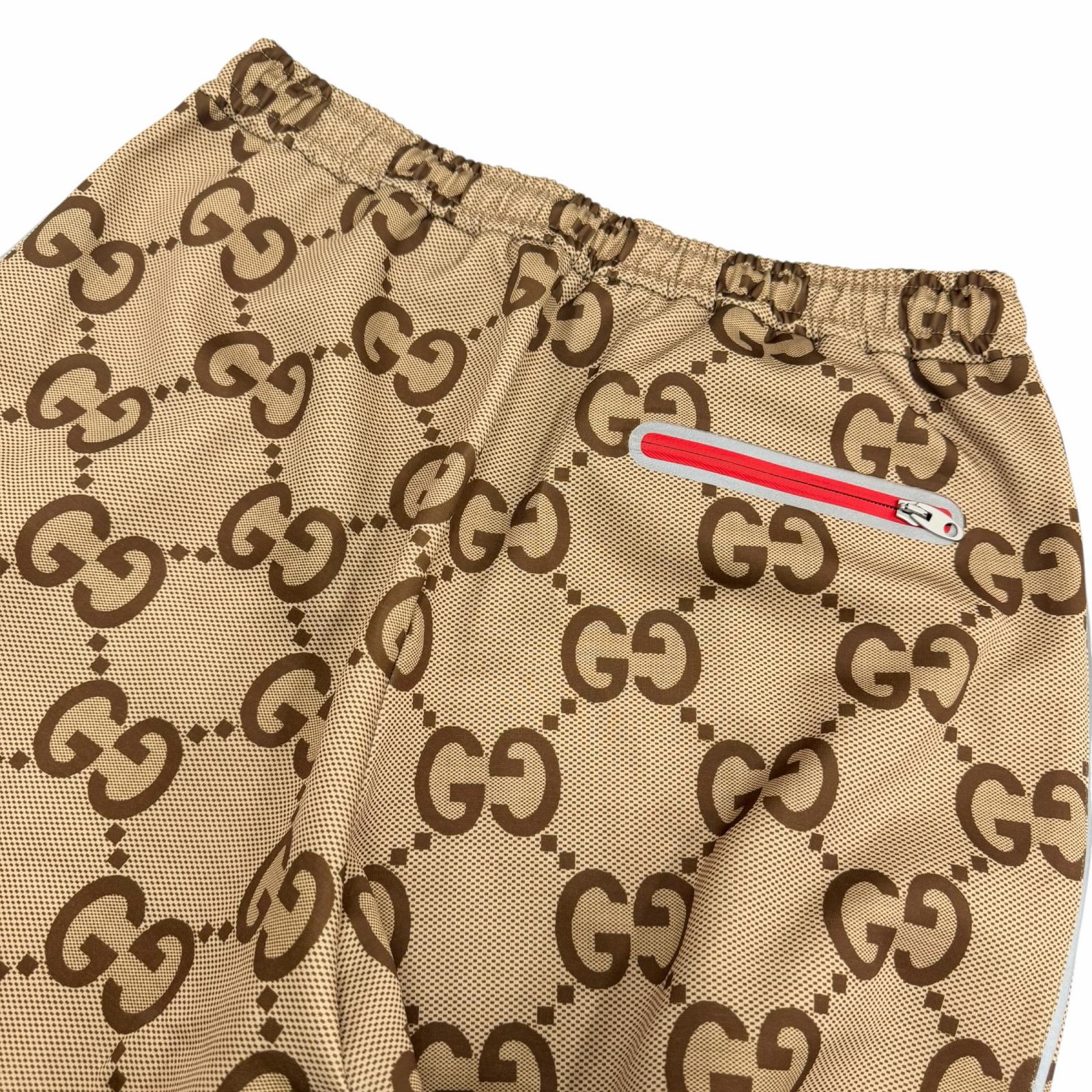グッチ ジャンボGGモノグラム ポリエステル パンツ