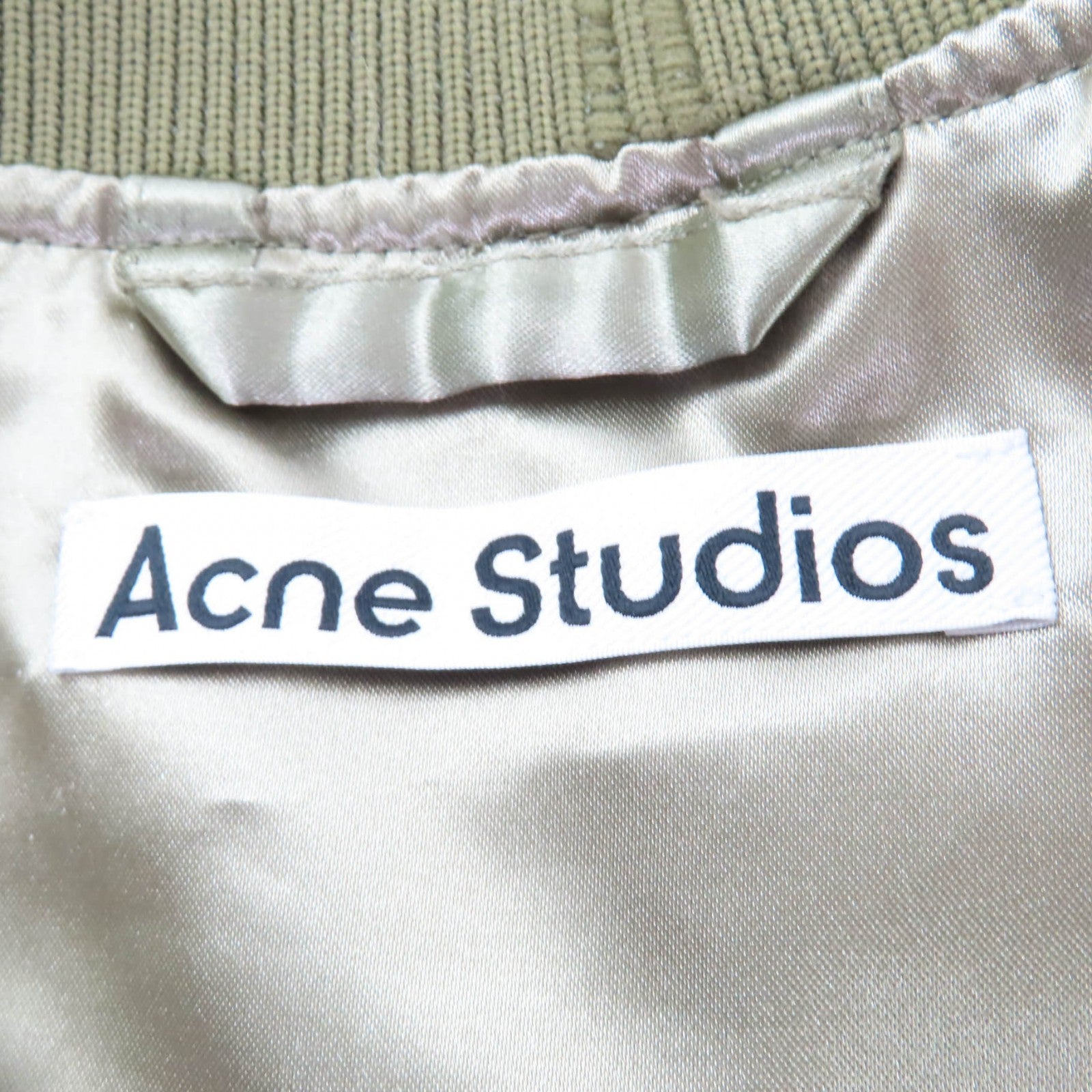 アクネストゥディオズ Logo Patch ポリエステルボンバージャケット
