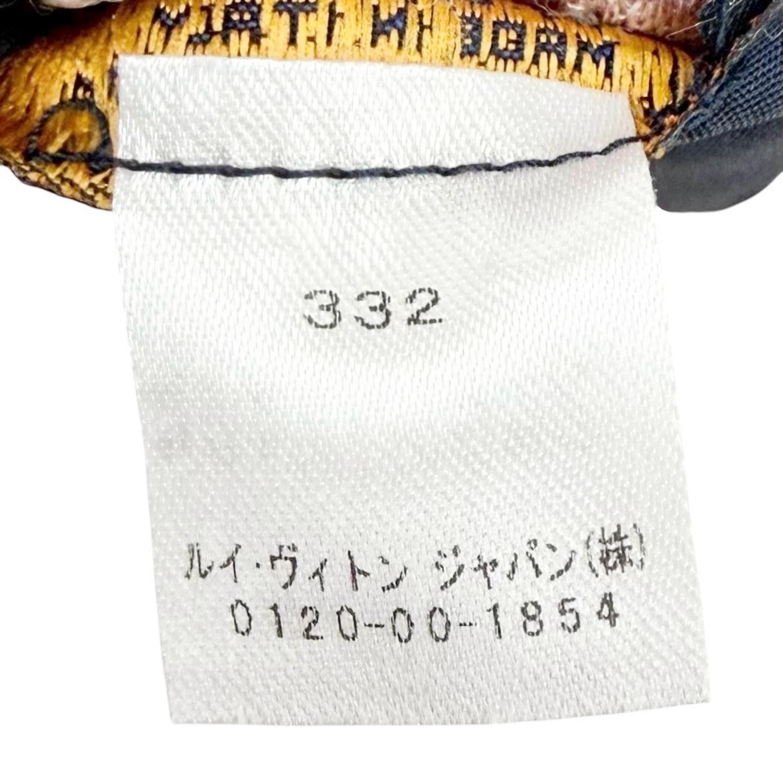 ルイヴィトン ロゴマニア レインボー モノグラム ウールシルクマフラー