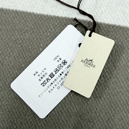 エルメス コンテストロゴ カシミヤマフラー