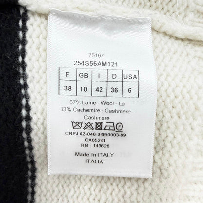 クリスチャンディオール ウールカシミヤニットパーカー