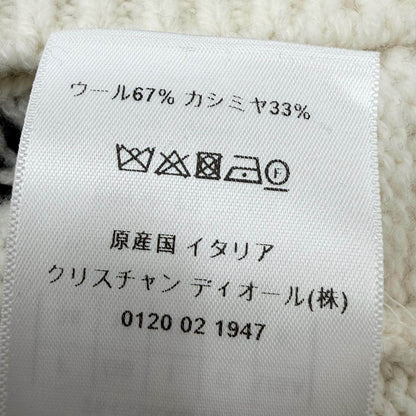 クリスチャンディオール ウールカシミヤニットパーカー