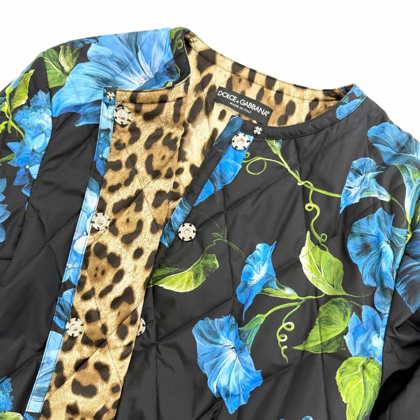 ドルチェ＆ガッバーナ フローラルプリント ポリエステルコート