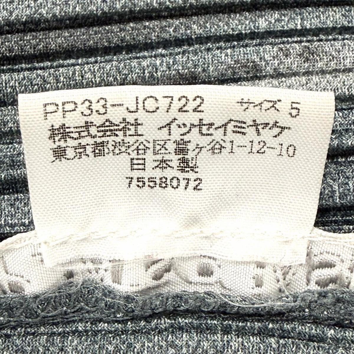 プリーツプリーズイッセイミヤケ ポリエステル ジャケット