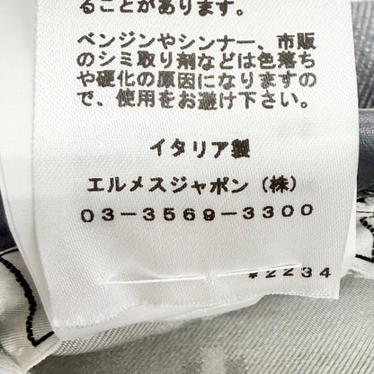 エルメス サントノーレ セリエ レザーパイピング ベレー帽