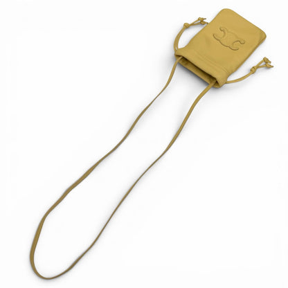 セリーヌ Cuir Triomphe レザー モバイルポーチ