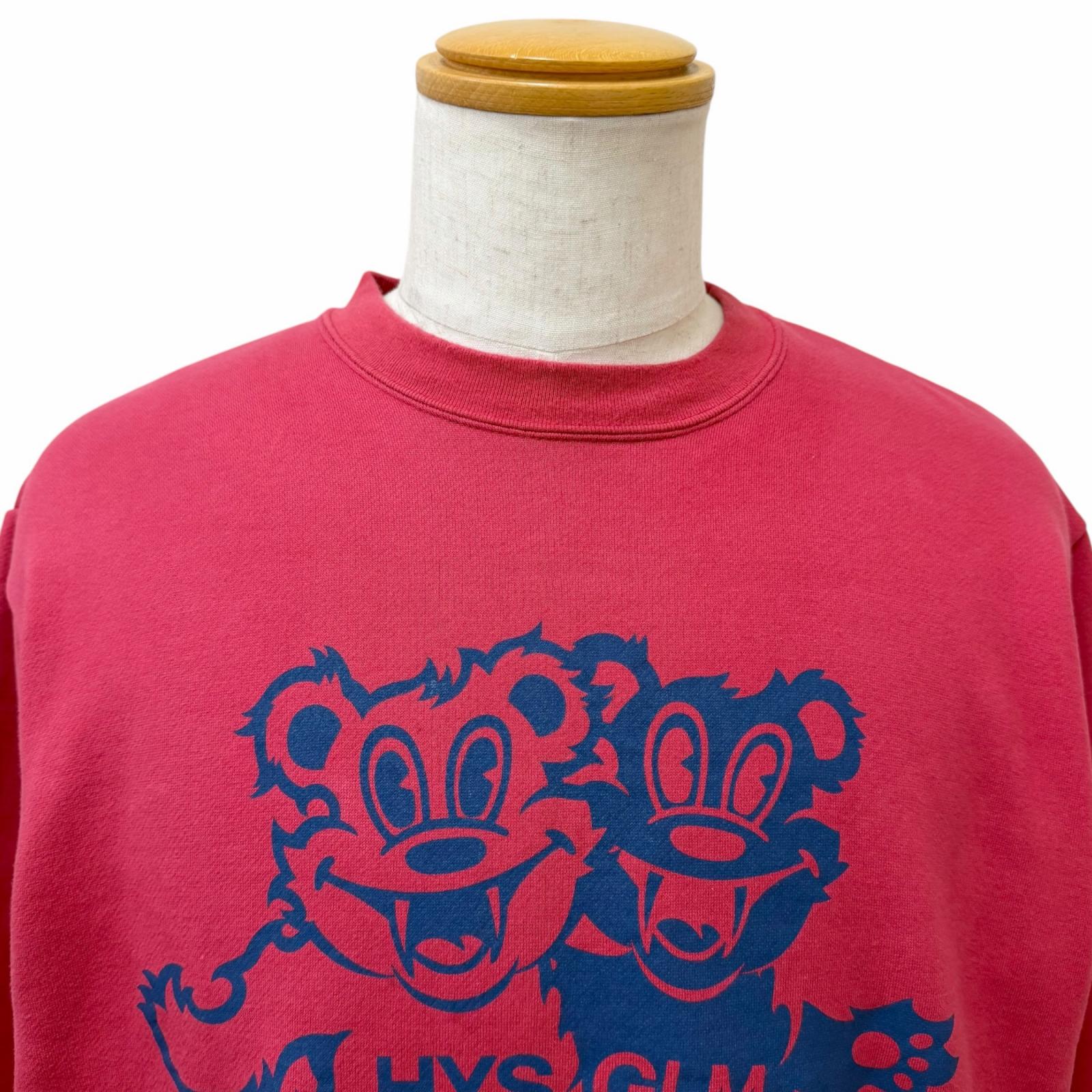 ヒステリックグラマー FIRE BEAR PARTY コットン スウェット