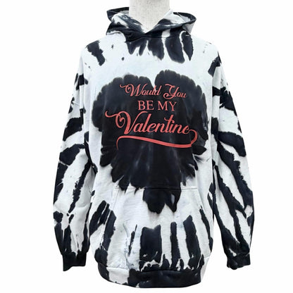 バレンシアガ Tie-dye Valentine コットンパーカー