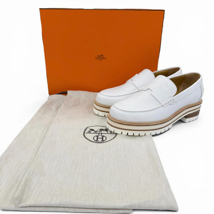 エルメス Ivy Moccasins レザーローファー