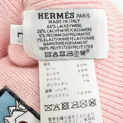 エルメス Leesa Slalom Serie ウールニットキャップ