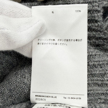 マディソンブルー ウールカーディガン