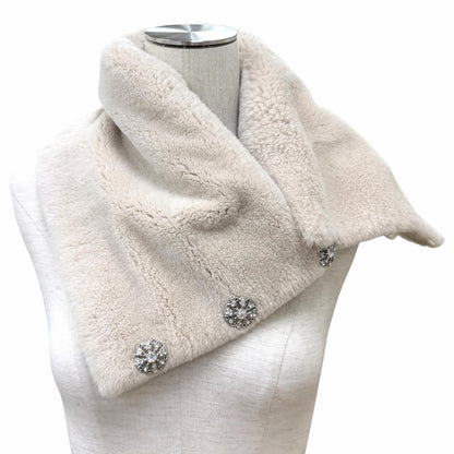 フォクシー Jewel Snood ヌートリアファー カシミヤ ストール