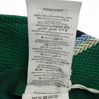 グッチ ロゴ刺繍ヘリンボーンバケットハット