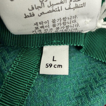 グッチ ロゴ刺繍ヘリンボーンバケットハット