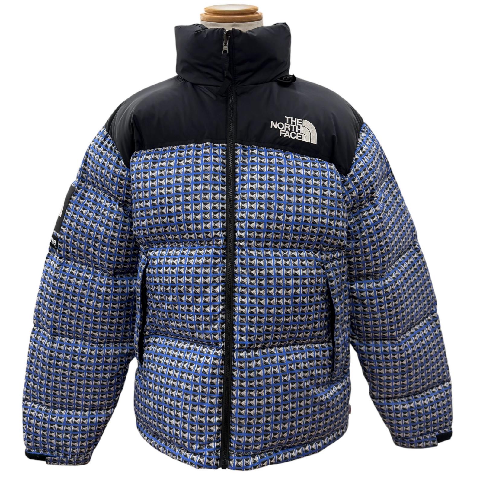 シュプリームザノースフェイス Studded Nuptse ダウンジャケット
