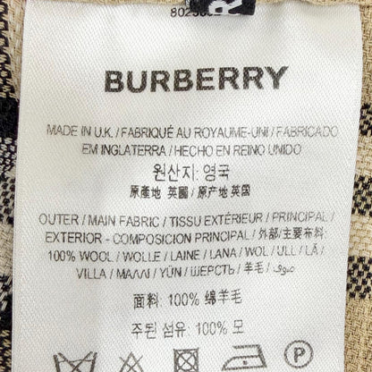 バーバリー ノバチェック コットンプリーツラップスカート