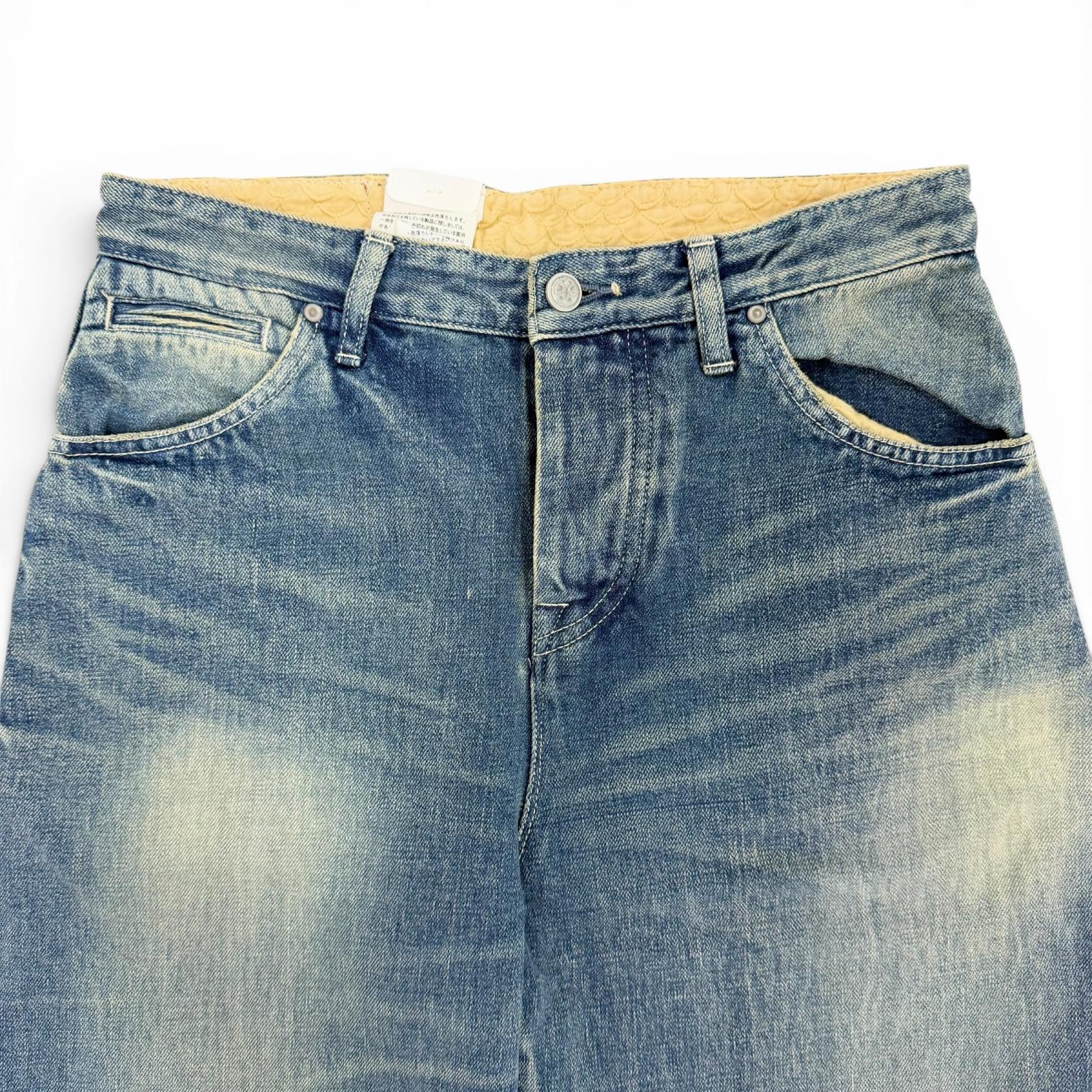 ミナペルホネン コットンリネンデニムパンツ