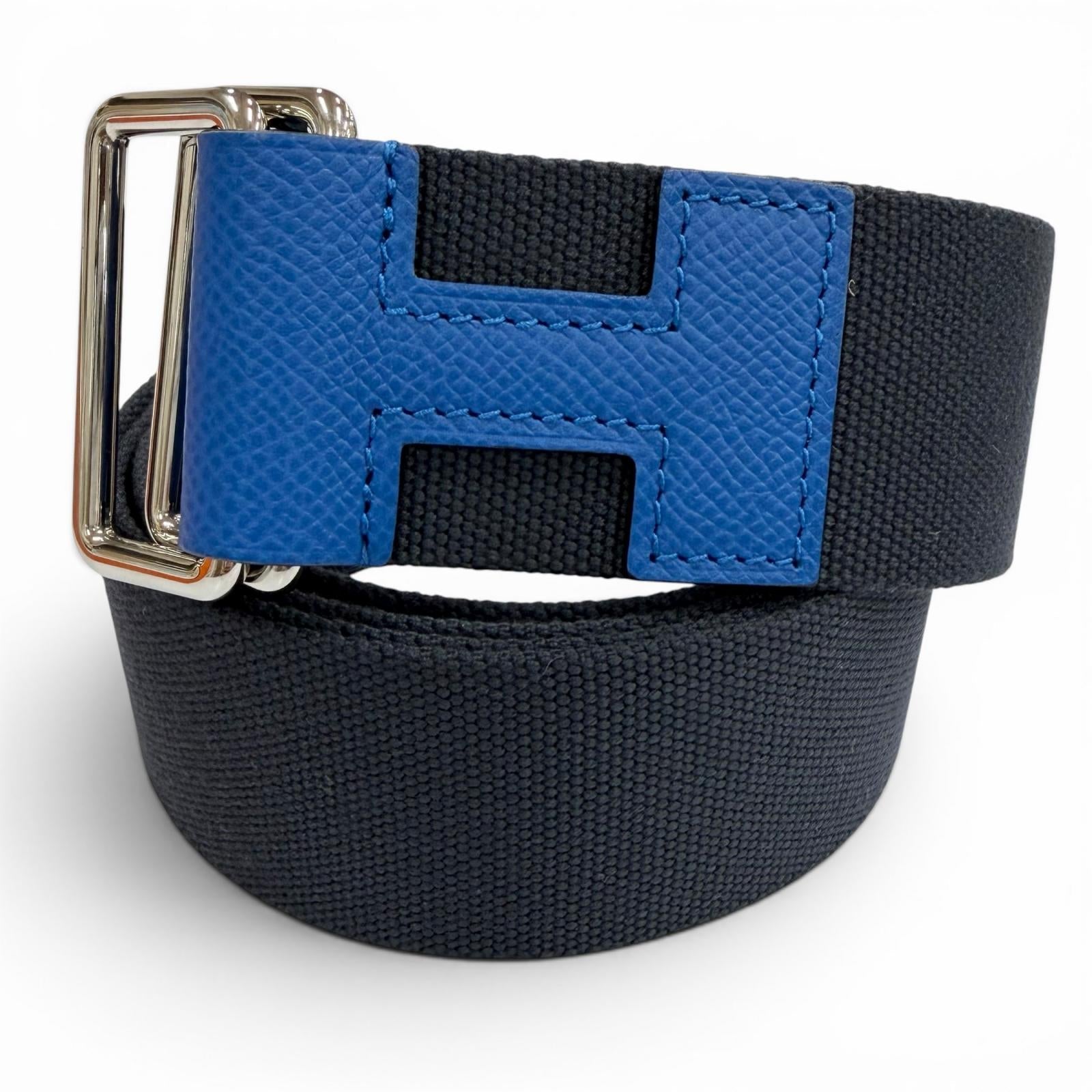 エルメス Nomad H motif キャンバス ベルト