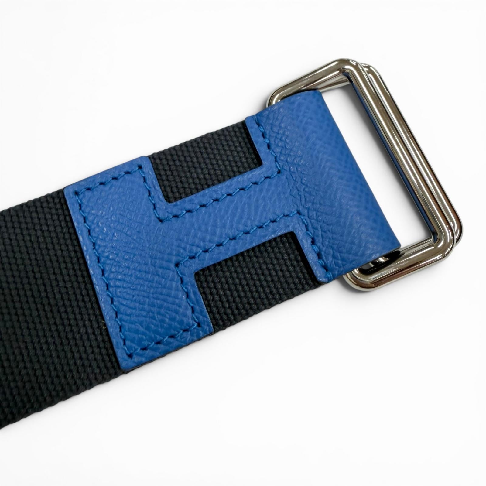エルメス Nomad H motif キャンバス ベルト