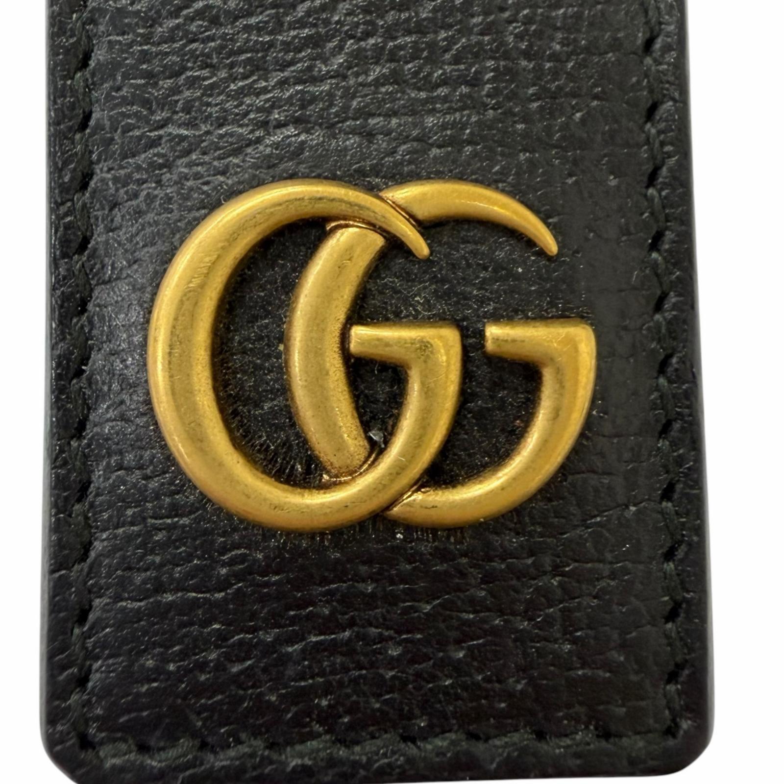 グッチ GGマーモント レザー マネークリップ