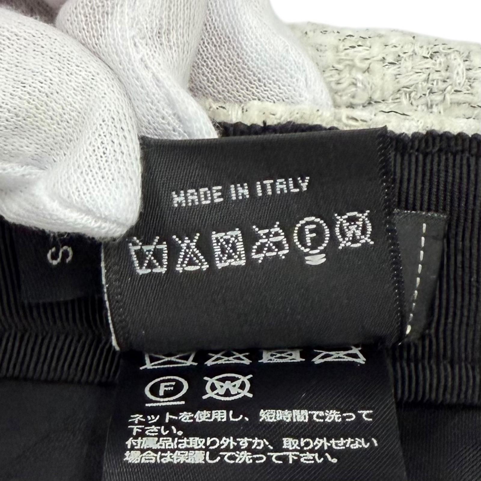 シャネル COCOマーク コットンツイードキャップ