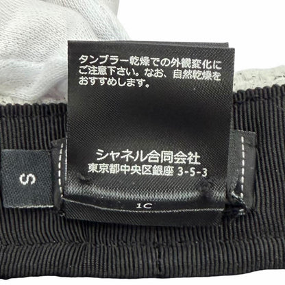 シャネル COCOマーク コットンツイードキャップ