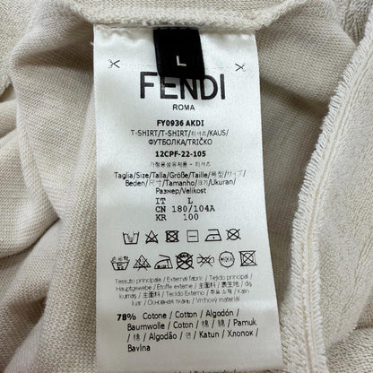 フェンディ コットン半袖Tシャツ
