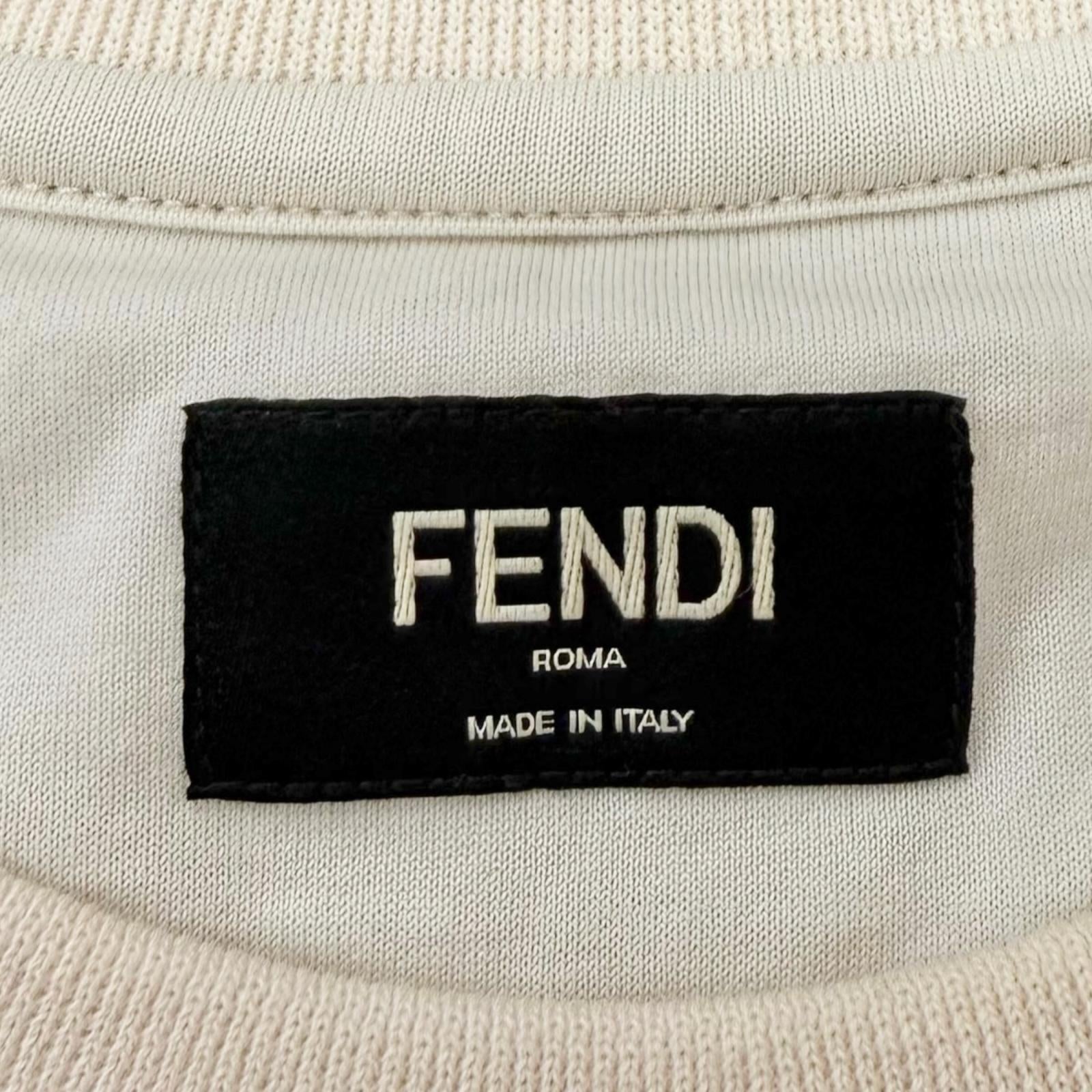 フェンディ コットン半袖Tシャツ
