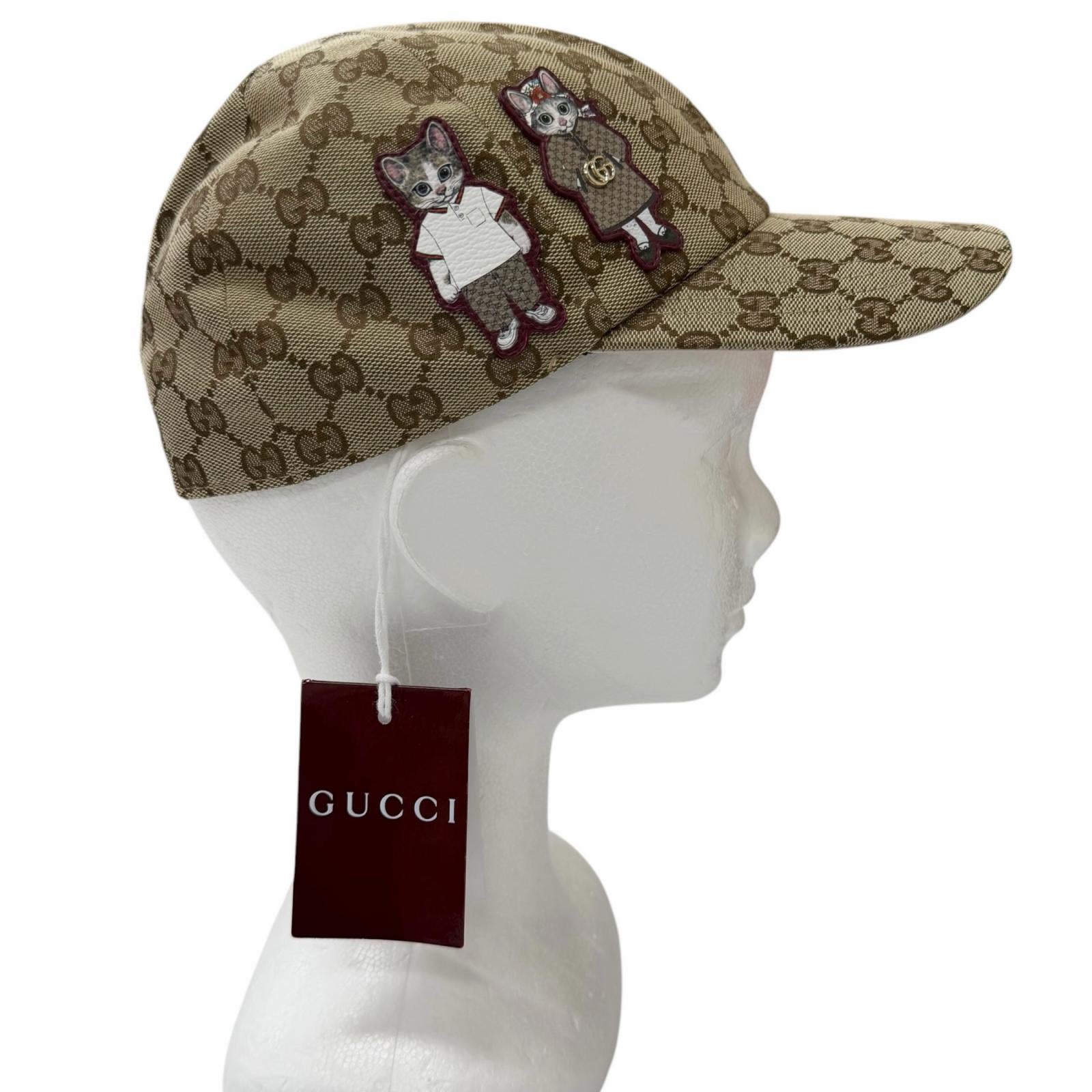 グッチ ヒグチユウコ ボー＆ボリス GGキャンバス キャップ 限定