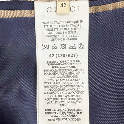 グッチ チェックツイードジャケット
