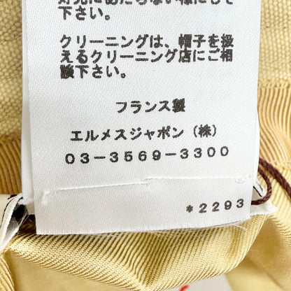 エルメス Calvi Seashell Chaine dAncre コットンハット