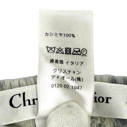クリスチャンディオール ディオールオブリーク カシミヤマフラー