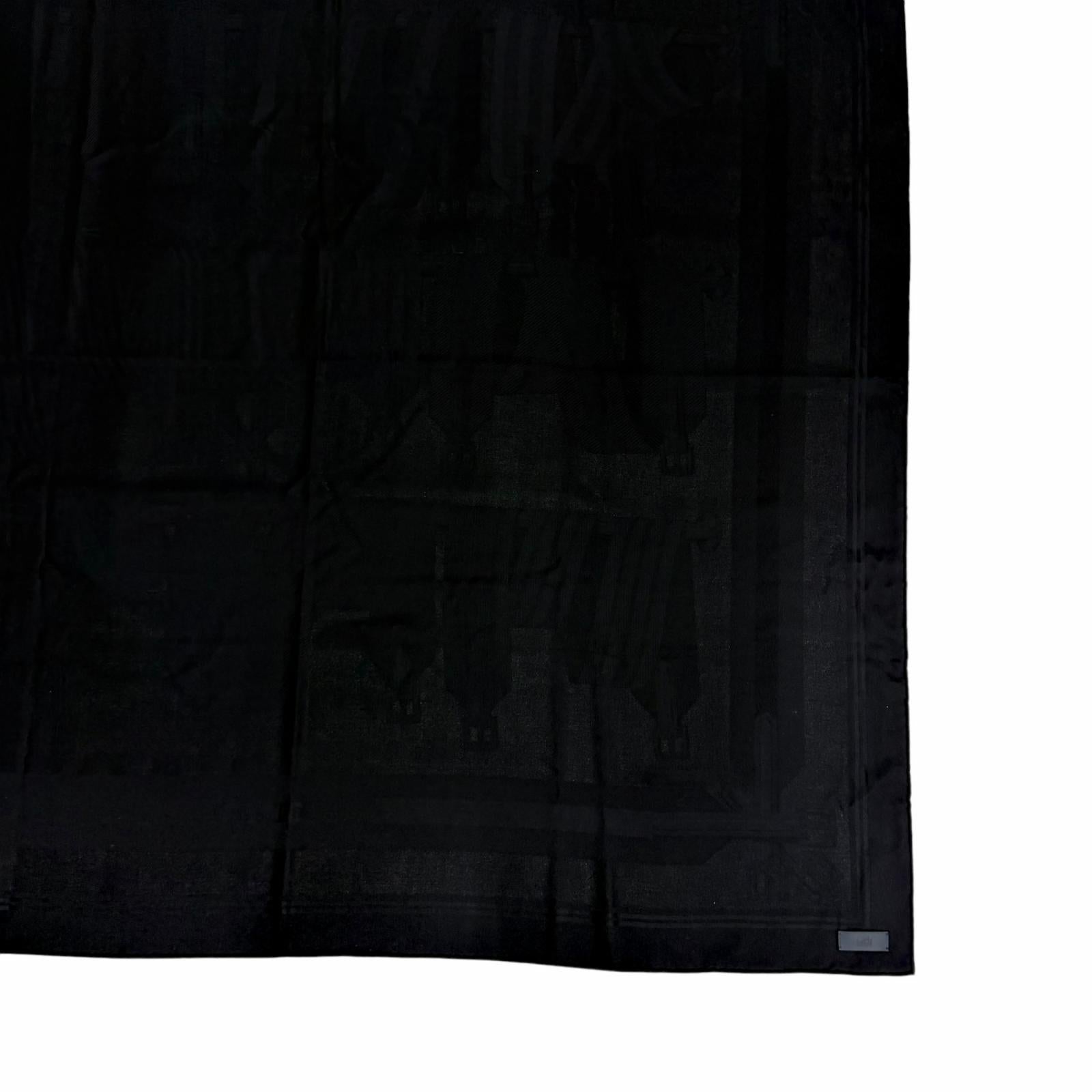 エルメス レザングル カシミヤシルクスカーフ