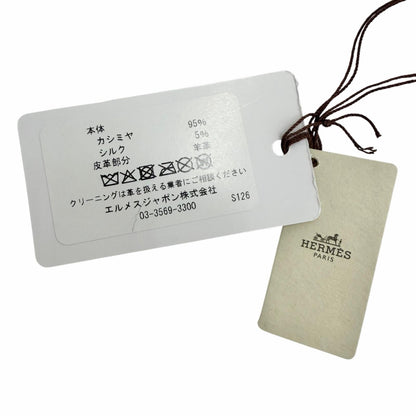 エルメス レザングル カシミヤシルクスカーフ