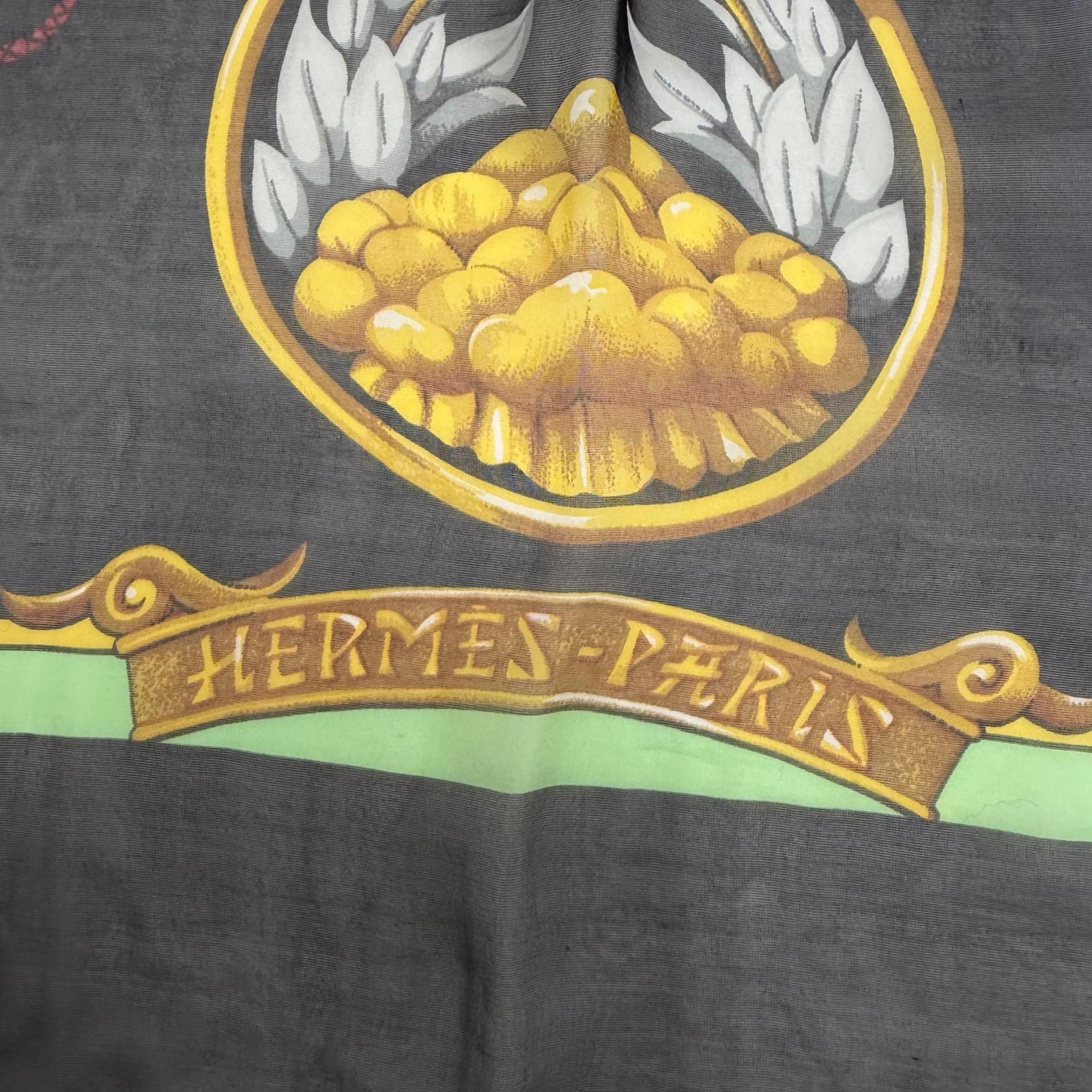 エルメス DAIMYO PRINCES DU SOLEIL LEVANT シルクスカーフ 142