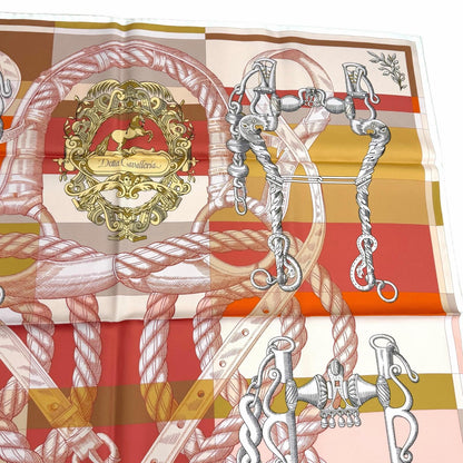エルメス ガヴロッシュデラカヴァレリア シルクスカーフ
