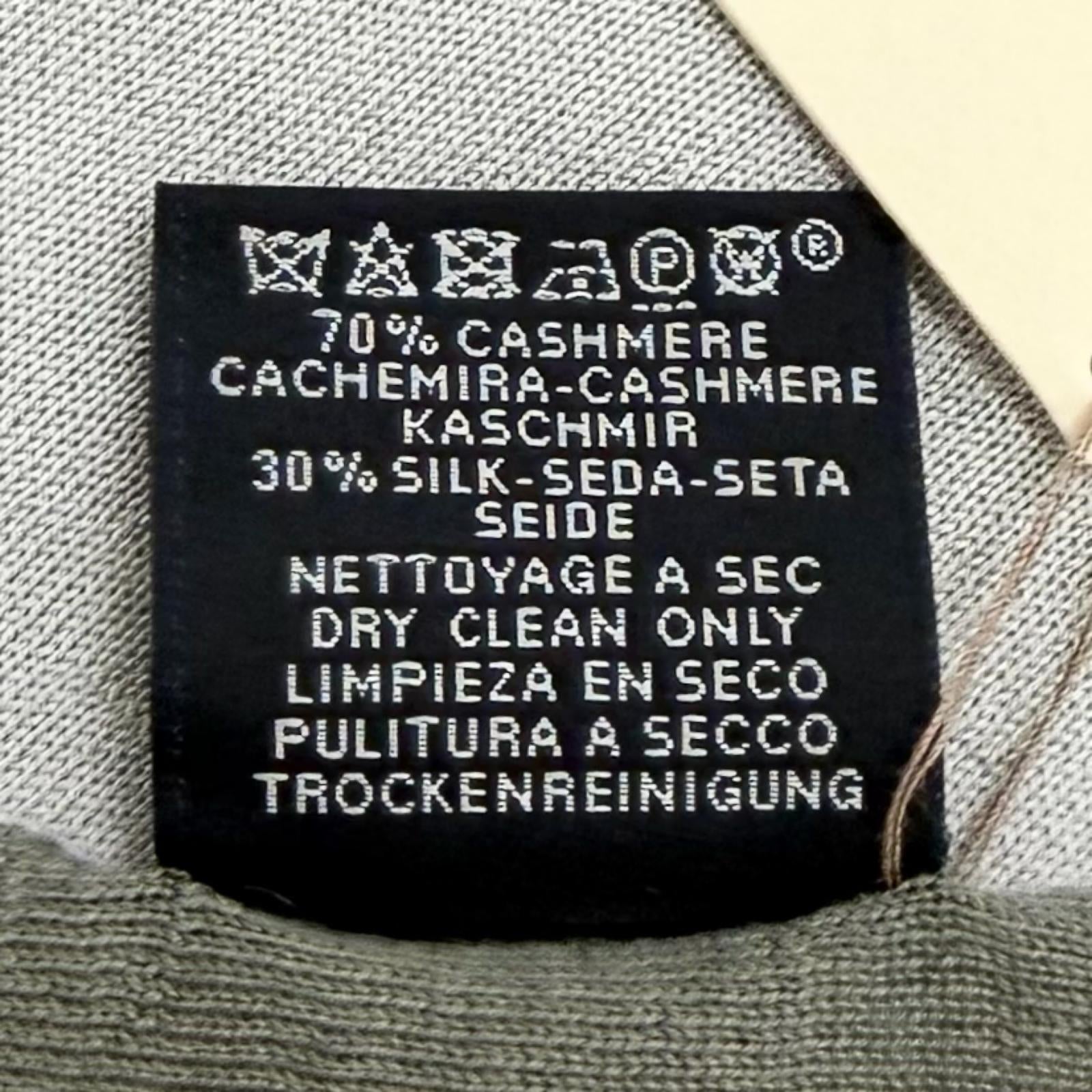 エルメス アレルトゥールH カシミア シルク スカーフ