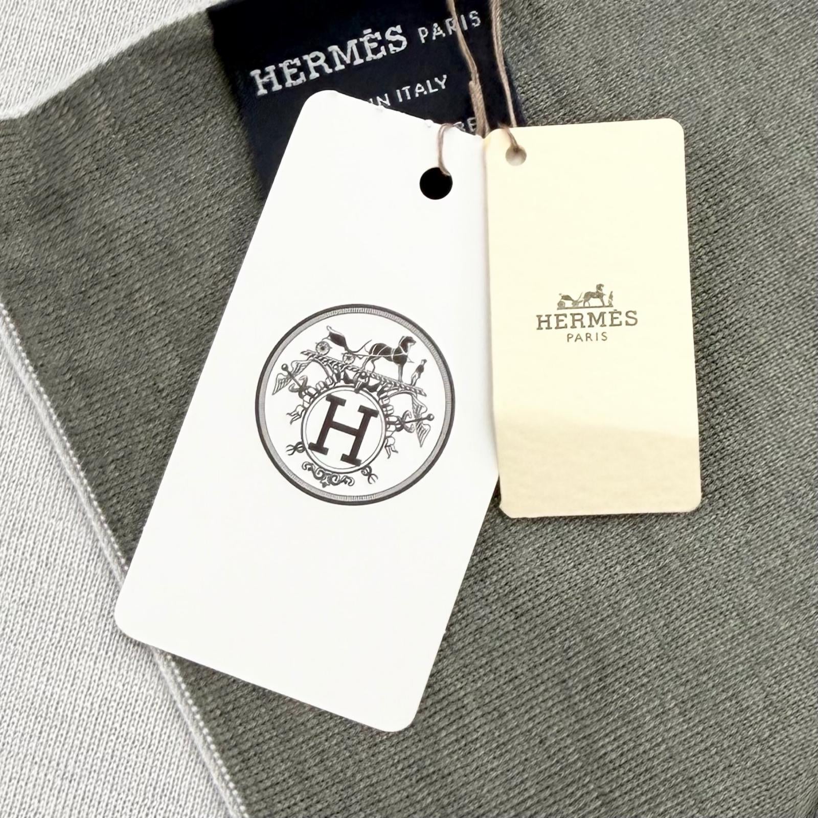 エルメス アレルトゥールH カシミア シルク スカーフ