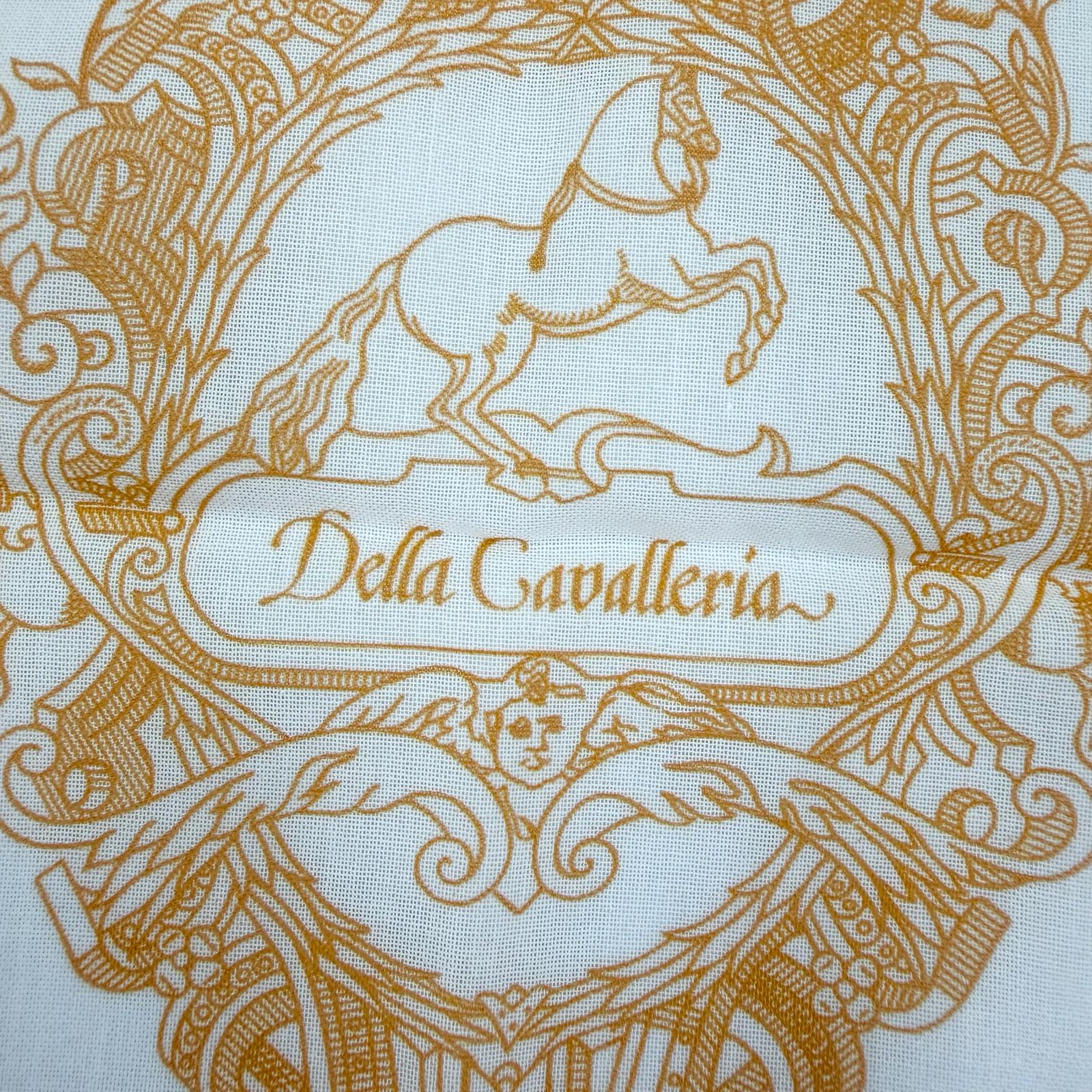 エルメス Della Cavalleria コットンスカーフ