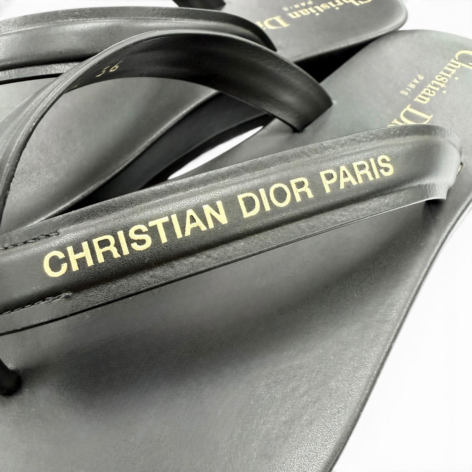 クリスチャンディオール DIORSEA レザーサンダル